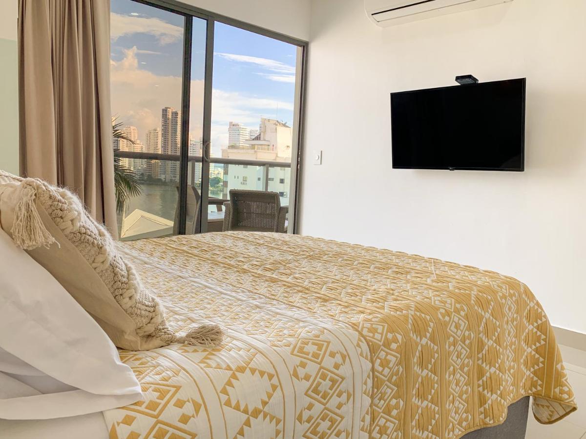 Oceanview Escape Pool, Jacuzzi & Gym In Bocagrande Lägenhet Cartagena Exteriör bild
