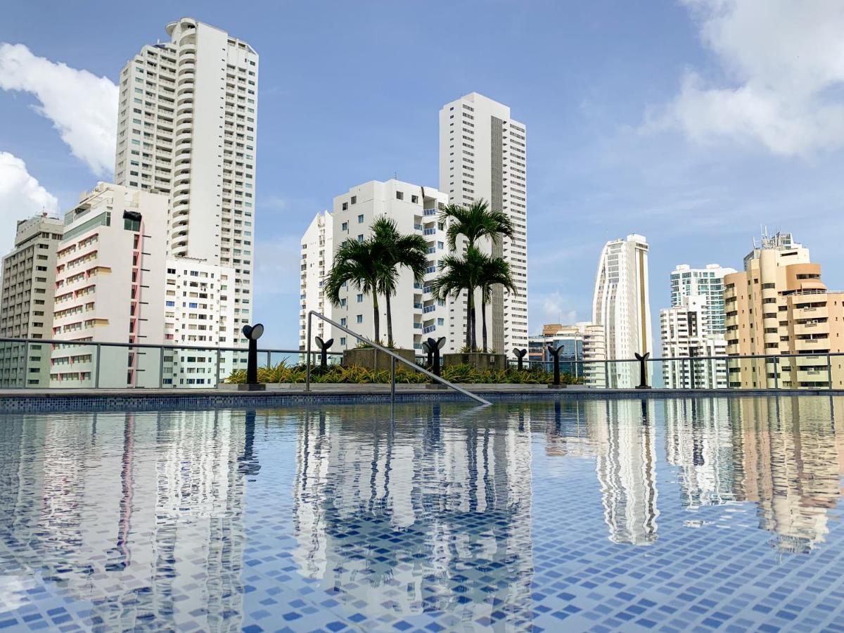 Oceanview Escape Pool, Jacuzzi & Gym In Bocagrande Lägenhet Cartagena Exteriör bild